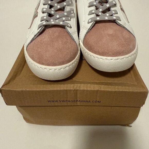 NWB Vintage Havana Bianca White Blush Multi Women’s Sneakers Size 7.5 Boho - Picture 12 of 14